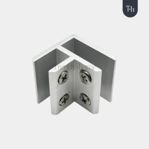 Esquinero de aluminio para vidrio templado