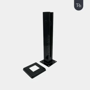 Torre Inox 30 cm Negro